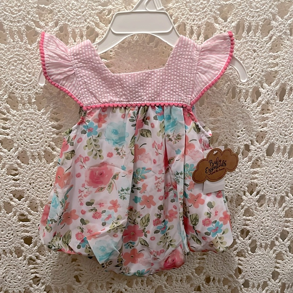 Baby Essentials Floral Onesie
